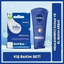 Nivea El Kremi 75 ml + Moisture Lip Balm - Avantaj Paketi