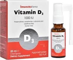 İmuneks Vitamin D3 1000 IU Sprey 20 ml