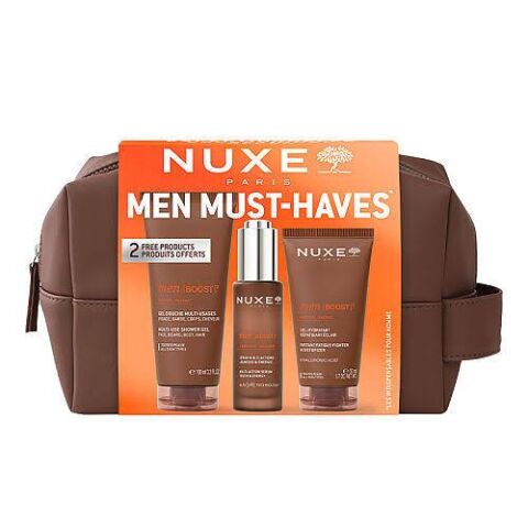 Nuxe Erkek Bakım Seti Serum 30 ml + Nemlendirici 30 ml + Duş Jeli 100 ml