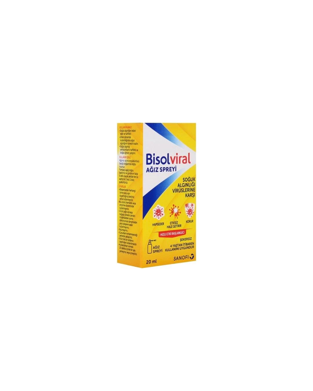 Bisolviral Ağız Spreyi 20 Ml