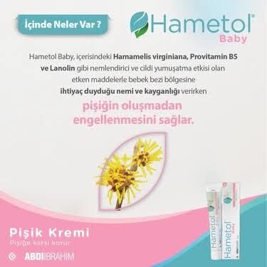 Hametol Baby Pişik Kremi 30 gr