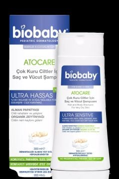 Biobaby Kuru ve Atopik Ciltler İçin Şampuan 300 ml