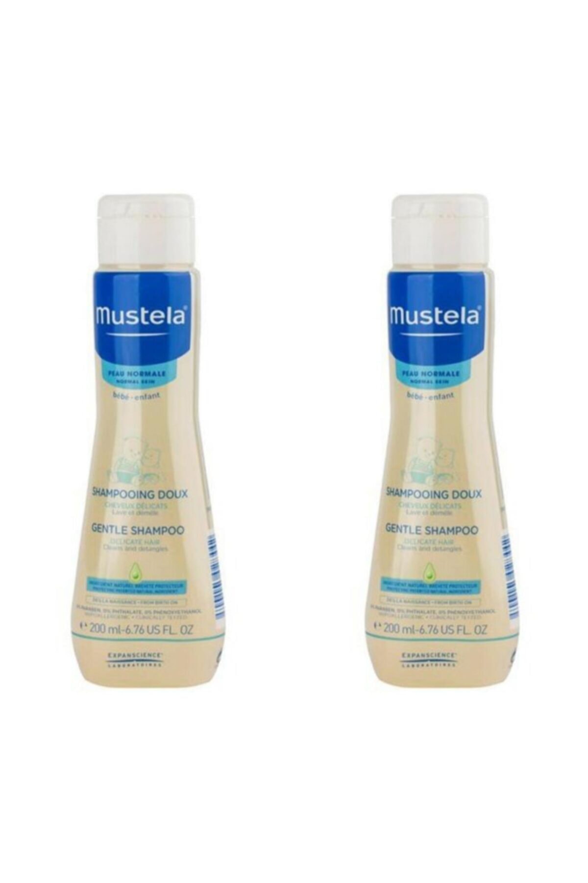 Mustela Gentle Shampoo Papatya Özlü 200 Ml 2 Kutu