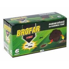 Brofar Hamamböceği ve Karınca Yemi 6'lı