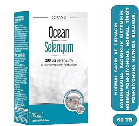 Ocean Selenyum 200 mcg 60 Tablet