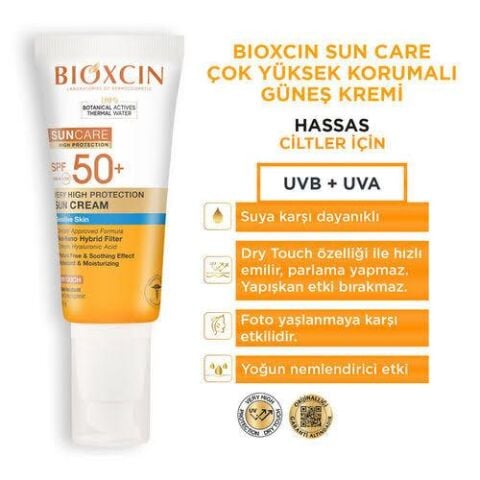 Bioxcin Suncare Güneş Kremi Hassas SPF 50+ 50 ml