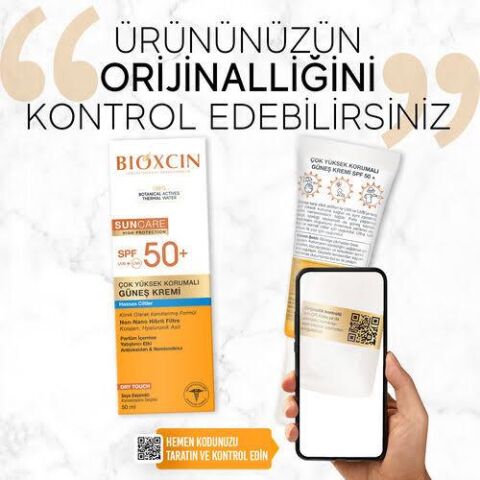 Bioxcin Suncare Güneş Kremi Hassas SPF 50+ 50 ml