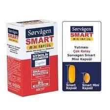 Sorvagen Sitikolin DHA Omega-3 ve B12 60 Mini Kapsül