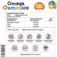 Validus Kids Omega 3 - Epa 24 - Dha 120 60 Gummies