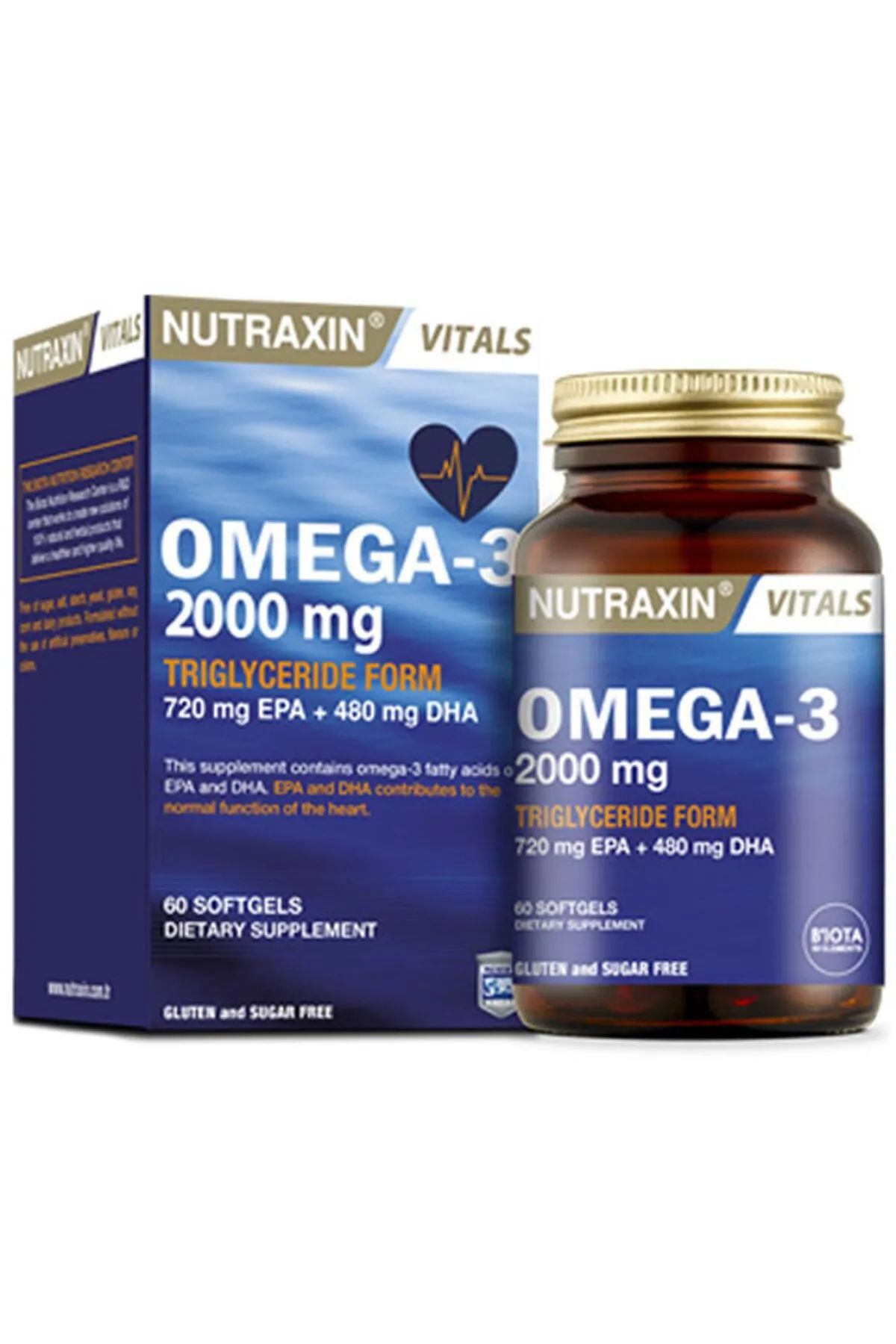 Nutraxin Omega-3 2000 mg 60 Kapsül