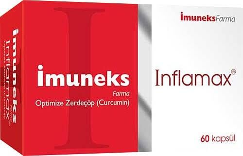 İmuneks İnflamax Optimize Zerdeçöp Curcumin 60 Kapsül