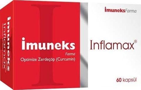 İmuneks İnflamax Optimize Zerdeçöp Curcumin 60 Kapsül
