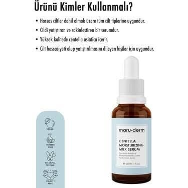 Maruderm Centella Moisturizing Milk Nemlendirici Cilt Bakım Serumu 30 ml