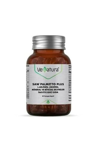 Venatura Saw Palmetto Plus L-Arjinin Likopen Mineral 60 Kapsül