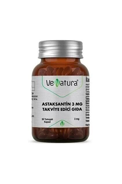 Venatura Astaksantin 3 mg 30 Kapsül