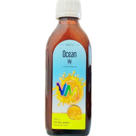 Ocean Vitamin Mineral VM Şurup Portakal Konsantreli 150 ml
