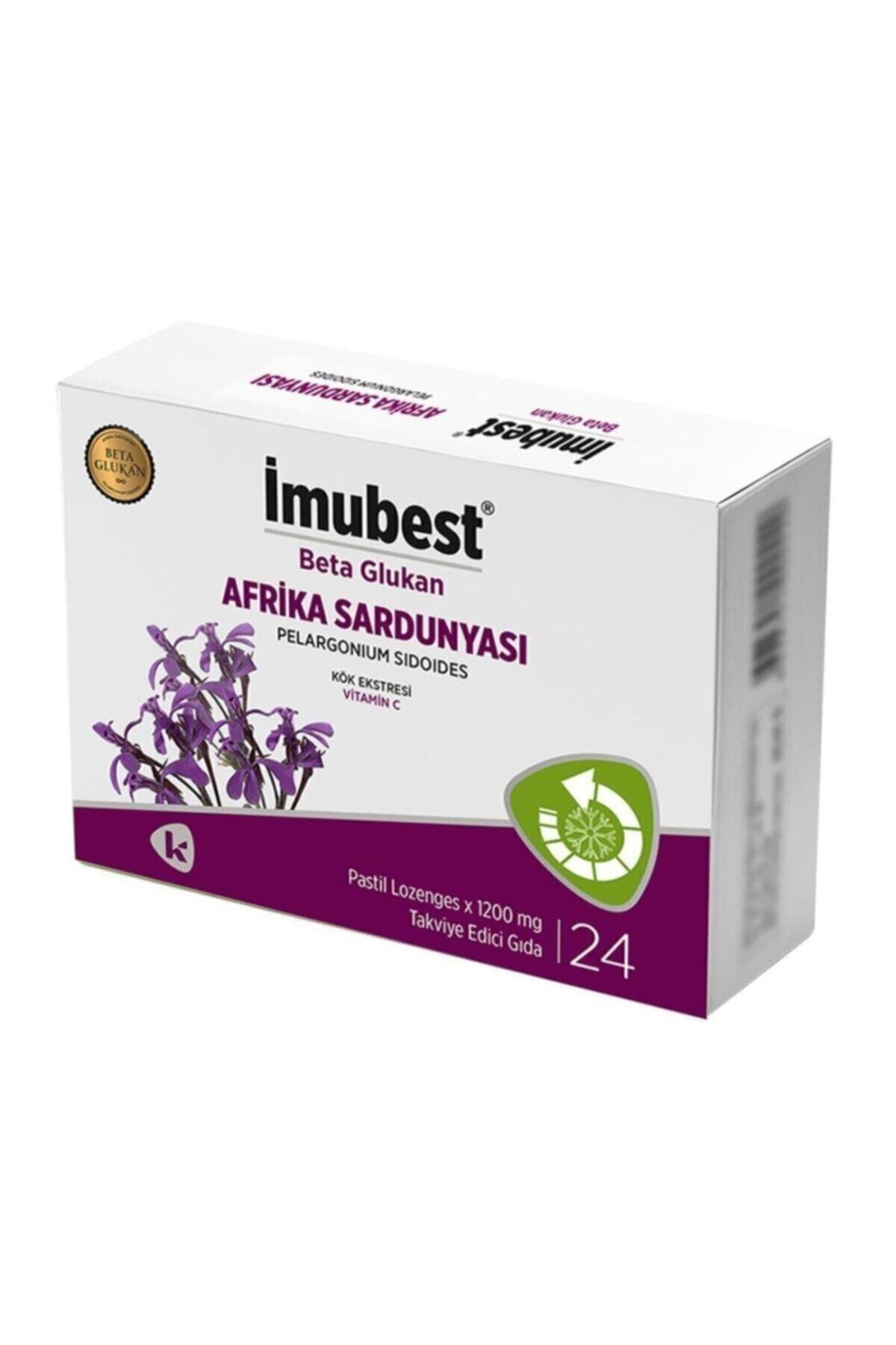 İmubest Beta Glukan Pelargonium Sidoides - Afrika Sardunyası Pastil 24'lü