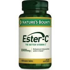 Nature's Bounty Ester-C 1000 mg 60 Tablet
