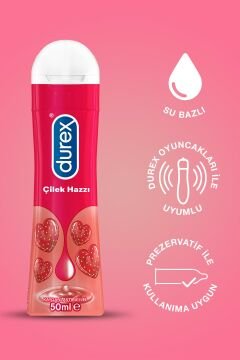 Durex Kayganlaştırıcı Jel Çilek Hazzı 50 ml