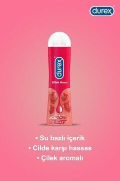 Durex Kayganlaştırıcı Jel Çilek Hazzı 50 ml