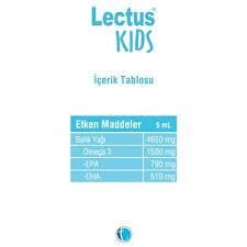 Lectus Kids Balık Yağı Karışık Meyve Aromalı 150 ml