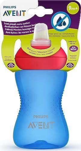 Philips Avent Yumuşak Uçlu Bardak SCF802/01 Mavi 9 Ay+ 300 ml