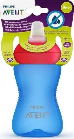 Philips Avent Yumuşak Uçlu Bardak SCF802/01 Mavi 9 Ay+ 300 ml