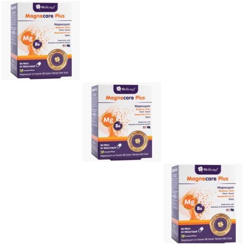 Medicago Magnecare Plus 60 Tablet 3 Al 2 Öde