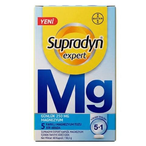 Supradyn Expert Magnezyum 60 Kapsül
