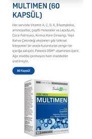 Suda Vitamin Multimen For Men Multivitamin 60 Bitkisel Kapsül