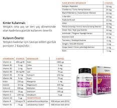 Suda Vitamin Multifem 50+ 50 Kapsül