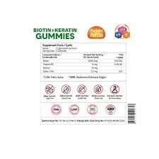 Validus Biotin Keratin 60 Gummies