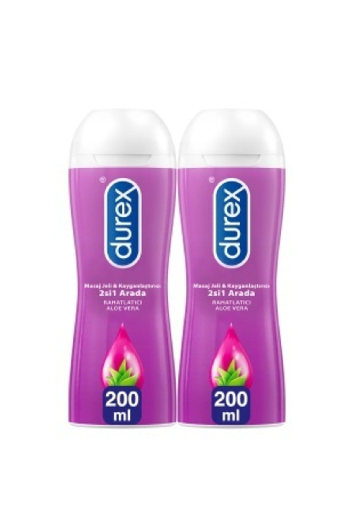 Durex Play Aloe Vera 2'si 1 Arada Masaj Jeli 200 ml 2 Kutu