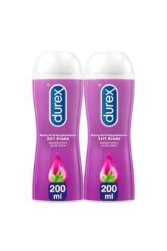 Durex Play Aloe Vera 2'si 1 Arada Masaj Jeli 200 ml 2 Kutu