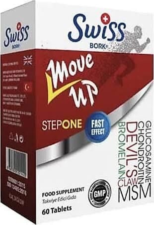 Swiss Bork Move Up Step1 Glocosam 60 Tablet