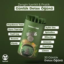 Momordica Daily Greens 11 Bitki İçeren 20 Günlük Öğün Tozu 8 gr 20 Şase