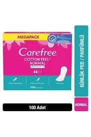 Carefree Cotton Feel Normal Parfümlü Günlük Ped 100'lü