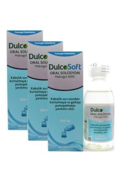 Dulcosoft Oral Solüsyon 250 ml 3 Kutu
