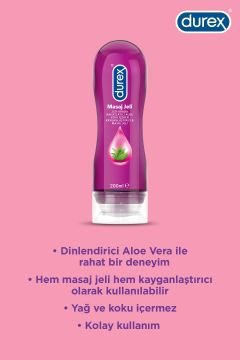Durex Play Aloe Vera 2'si 1 Arada Masaj Jeli 200 ml