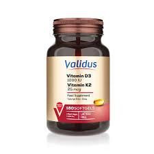 Validus Vitamin D3 + Vitamin K2 180 Softgel