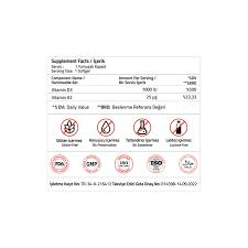Validus Vitamin D3 + Vitamin K2 180 Softgel