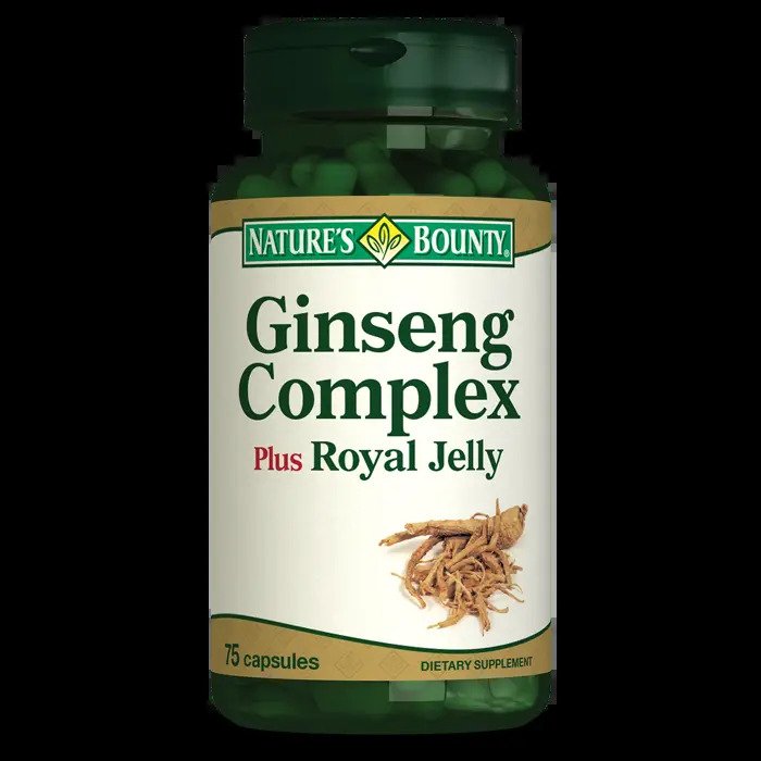Nature's Bounty Ginseng Complex Plus Royal Jelly 75 Kapsül