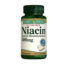 Nature's Bounty Flush Free Niacin 500 mg 50 Kapsül