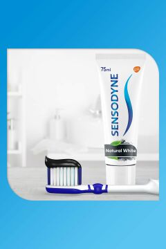 Sensodyne Doğal Beyazlık Aktif Kömür 75 ml 2 Kutu