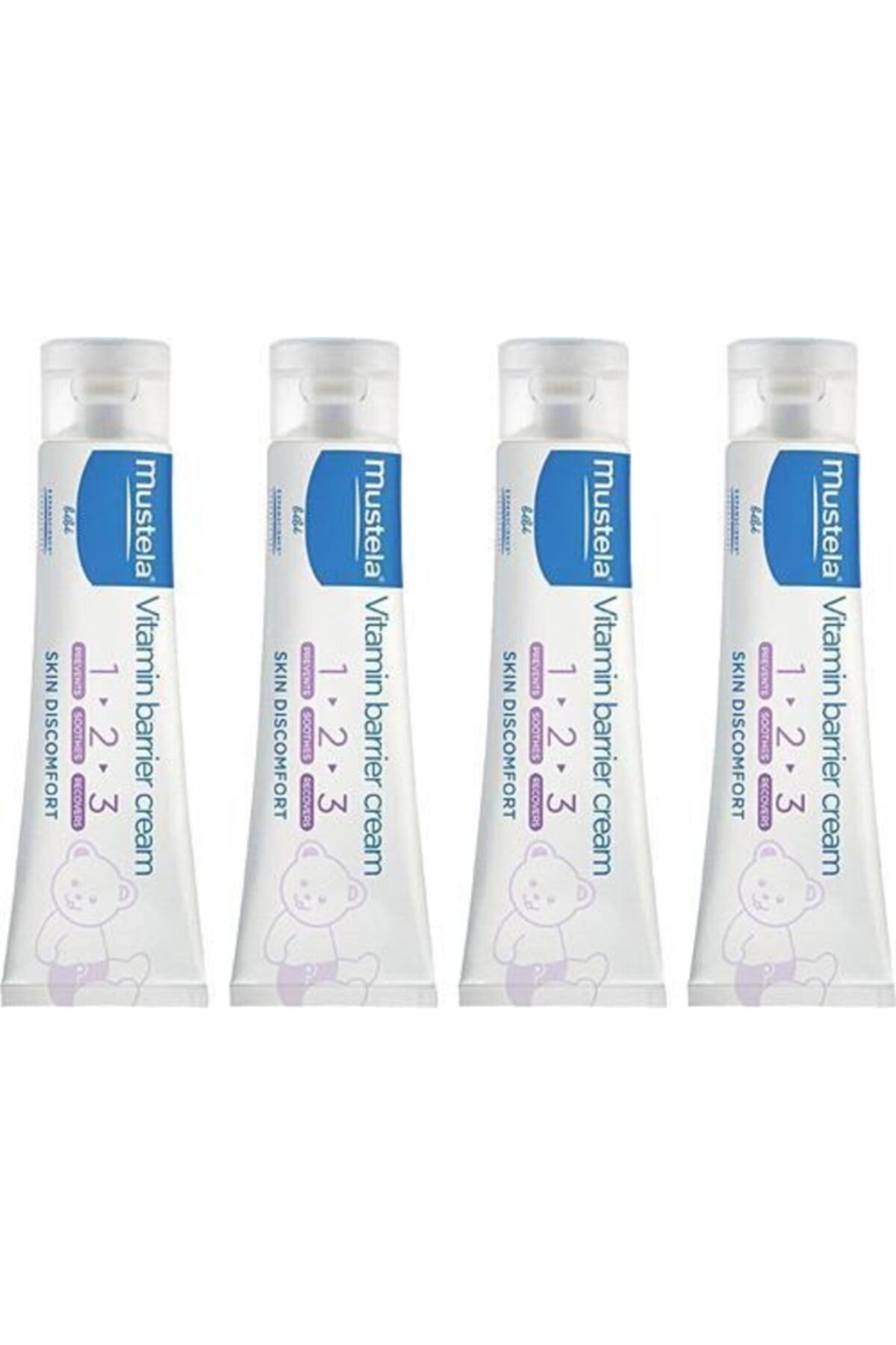 Mustela Vitamin Barrier 1.2.3 Pişik Kremi 50 ml 4 Kutu