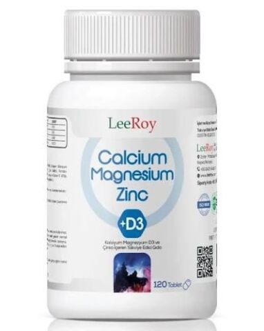 Leeroy Calcium Magnesium Zinc 120 Tablet