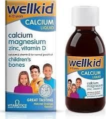 Wellkid Calcium Liquid Şurup 150 ml