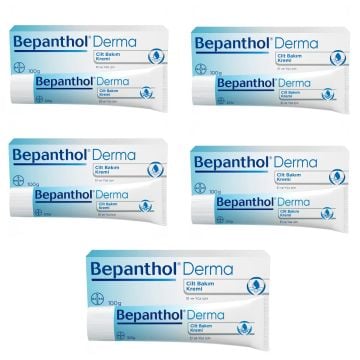 Bepanthol Cilt Bakım Kremi 100 Gr 5 Kutu