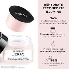 Lierac Paris Hydragenist The Rehdyrating Radiance Hyaluronik Asit İçeren Işıltı Veren Krem Jel Yedek Kapsül 50 ml