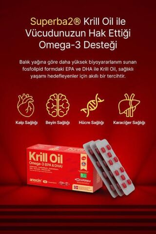 Anocin Krill Oil 30 Kapsül